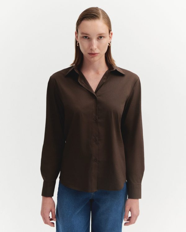 BASIC POPLİN GÖMLEK