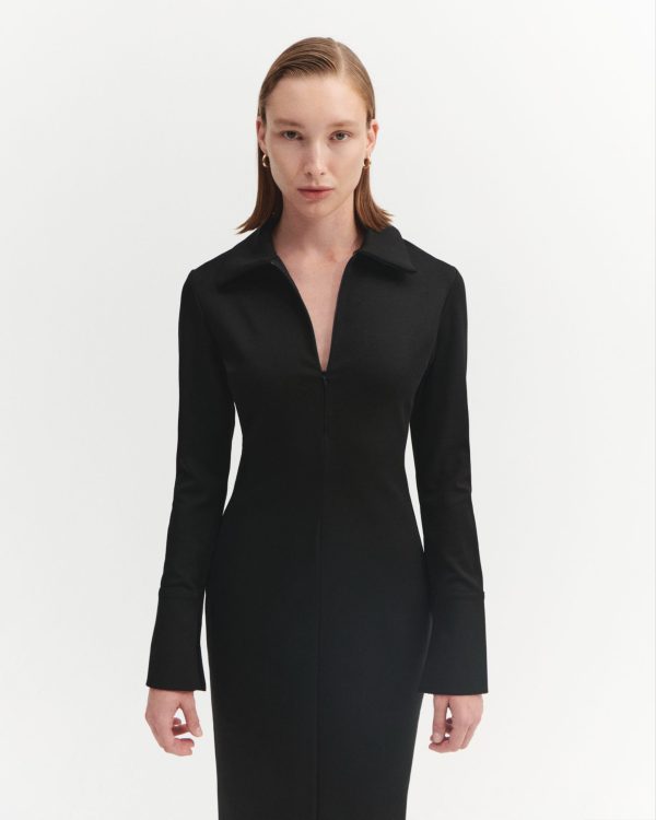 DAR KESİM MİDİ ELBİSE