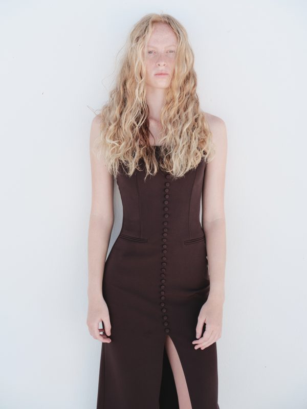 STRAPLEZ DAR ELBİSE